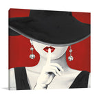 Haute Chapeau Rouge I Wall Art Print