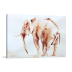 Lone Elephant Wall Art Print