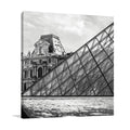 Louvre New Meets Old Wall Art Print