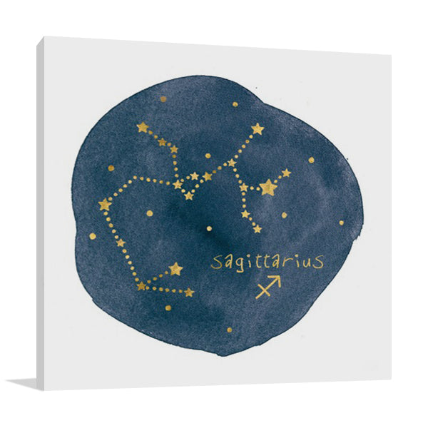 Horoscope Sagittarius Wall Art Print