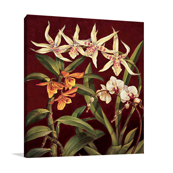 Orchid Trio I Wall Art Print