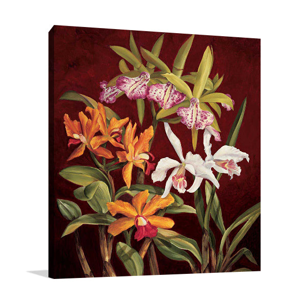 Orchid Trio II Wall Art Print