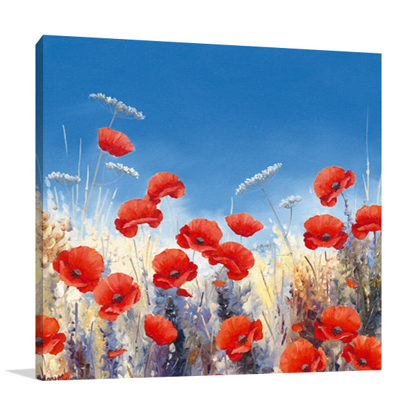 Poppy Meadow I Wall Art Print