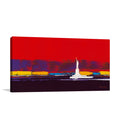 New York in Red Wall Art Print