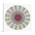 String Multicolor II Wall Art Print