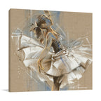 White Dress III Wall Art Print