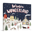 Christmas Village III Wall Art Print