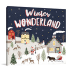 Christmas Village III Wall Art Print