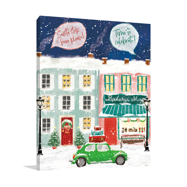 Hometown Holiday II Wall Art Print