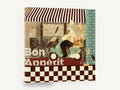 Scooter Chef Bistro, chef on scooter bon appetit kitchen, kitchen canvas wall art print ready to hang