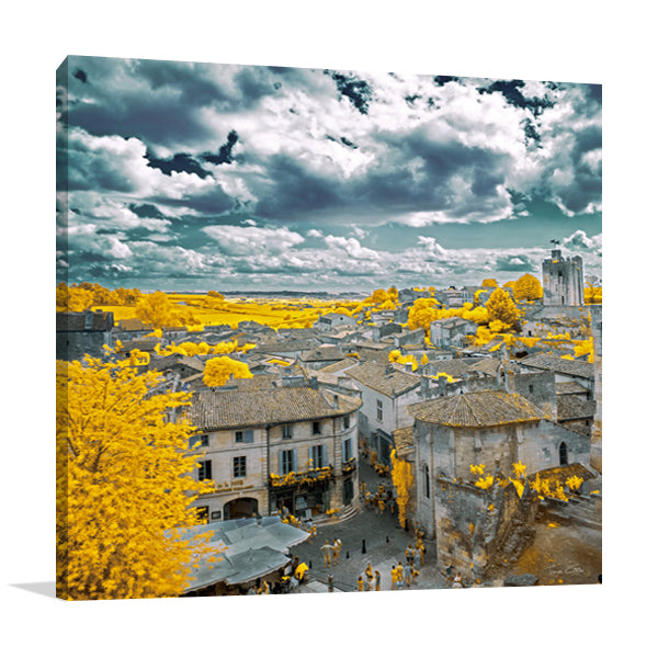 Village of Saint Emilion Wall Art Print