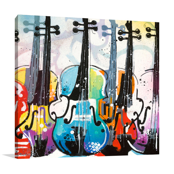 Variation for Violin II Wall Art Print