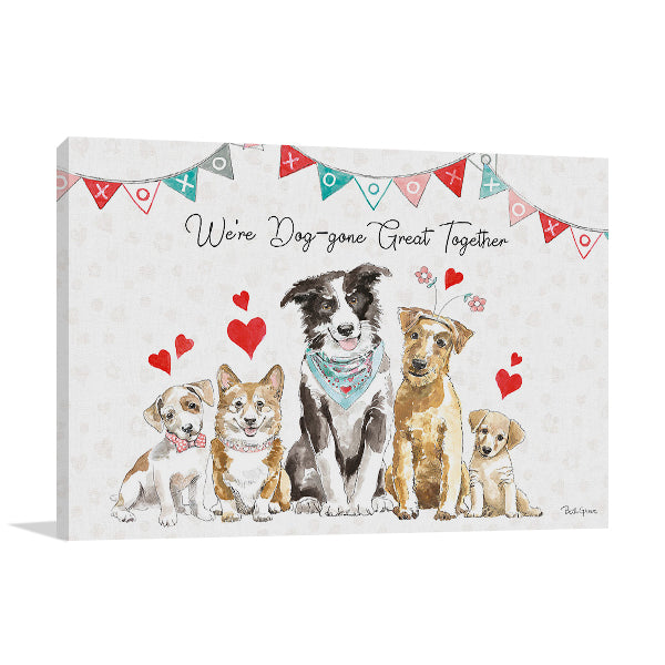 Paws of Love I Wall Art Print