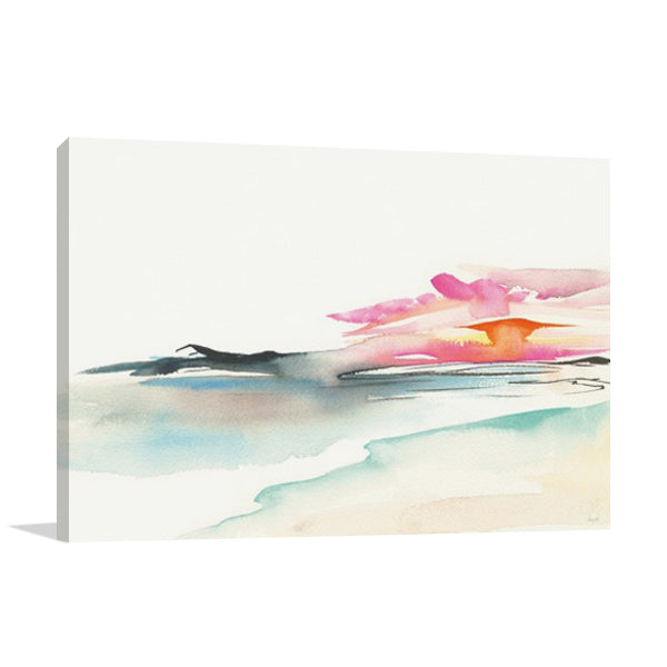 Coastal Sunset Wall Art Print