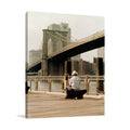 New York Man at the Brooklyn I Wall Art Print