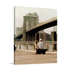 New York Man at the Brooklyn I Wall Art Print