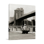 New York Man at the Brooklyn II Wall Art Print