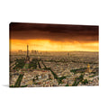 Sunset to Paris Wall Art Print