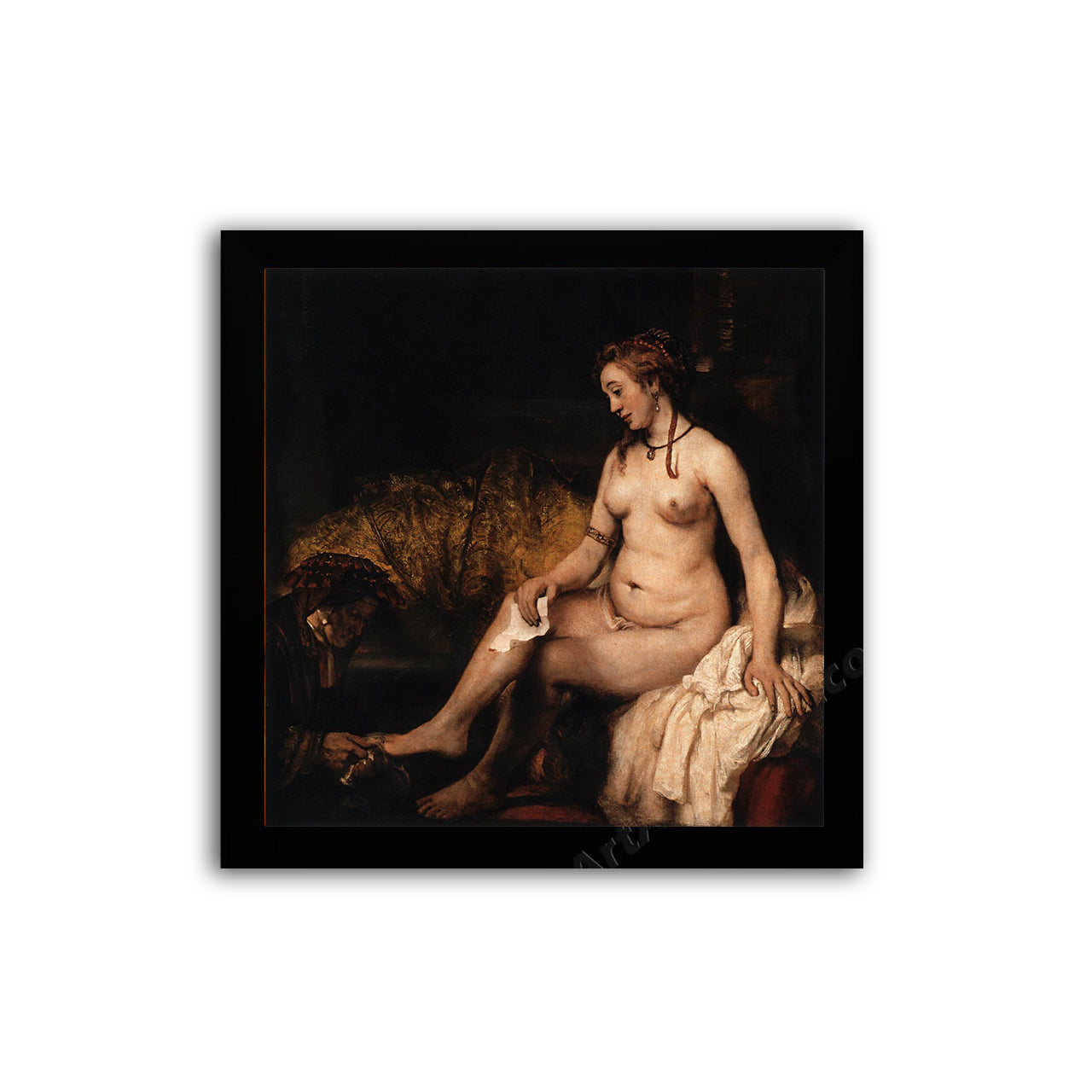 Bathsheba At Her Bath Rembrandt