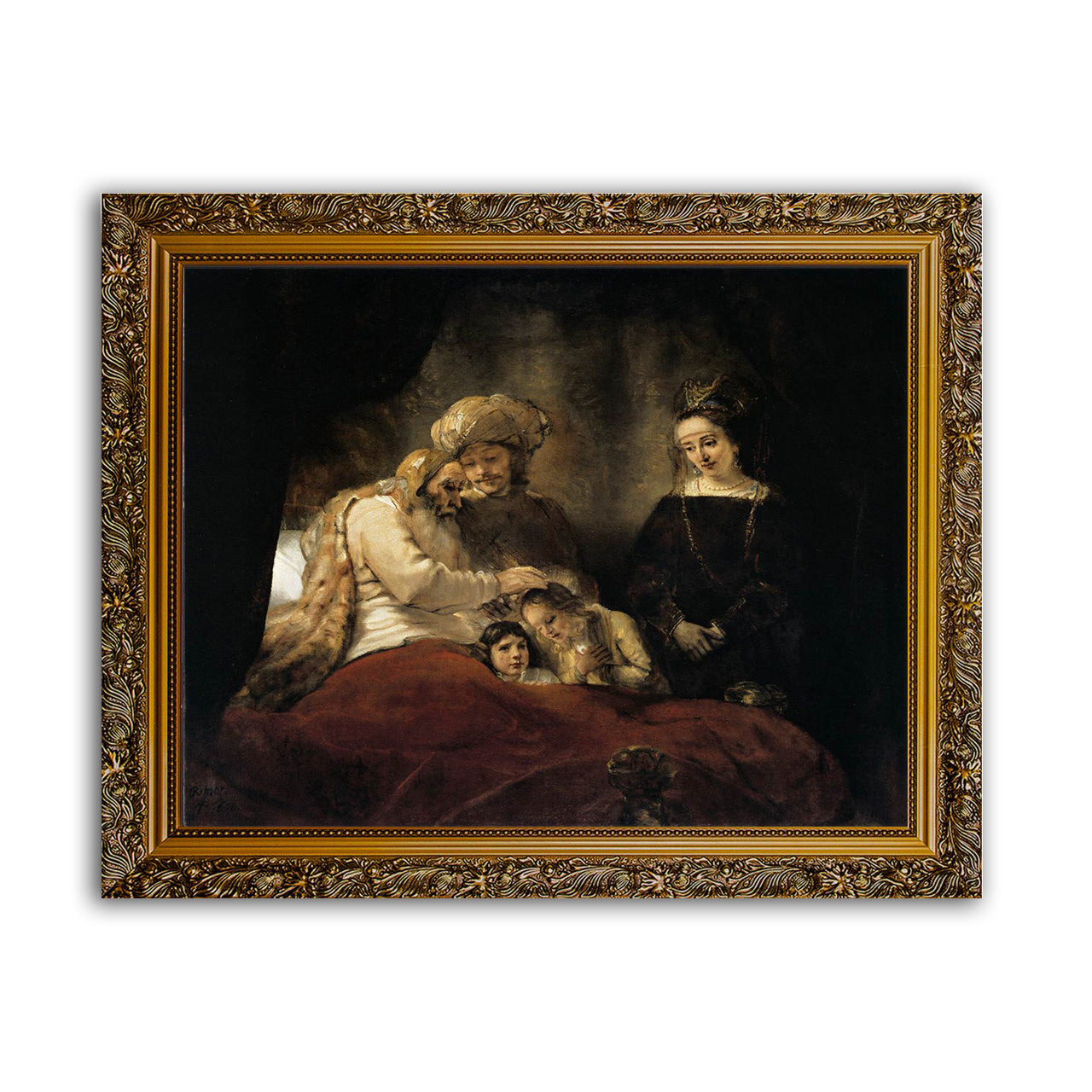 Rembrandt | Jacob Blessing The Sons Of Joseph