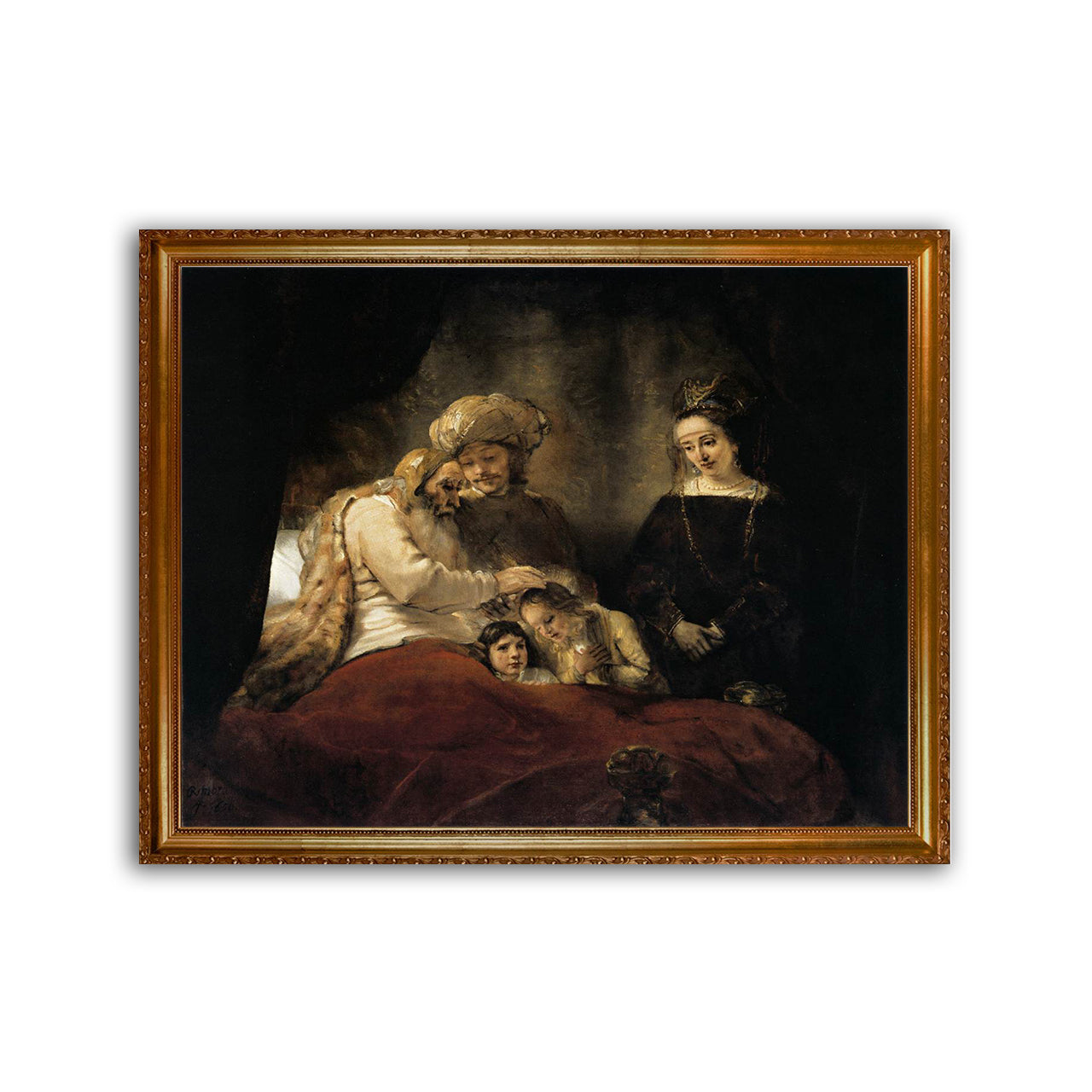 Rembrandt | Jacob Blessing The Sons Of Joseph