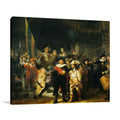 Rembrandt, The Night Watch, stretched on a gallery-wrap canvas ready to hang