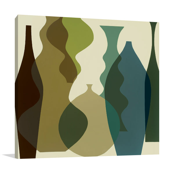 Floating Vases III Wall Art Print