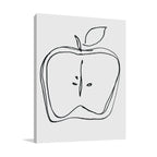 Fruit Contour Apple Wall Art Print