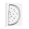 Fruit Contour Watermelon Wall Art Print