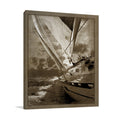 Sailing in Sepia A Wall Art Print
