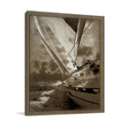 Sailing in Sepia A Wall Art Print