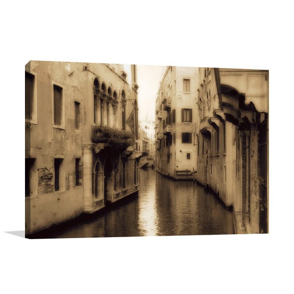 Old Venice Canal Wall Art Print