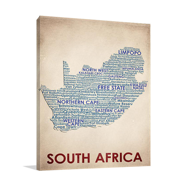 South Africa Wall Art Print