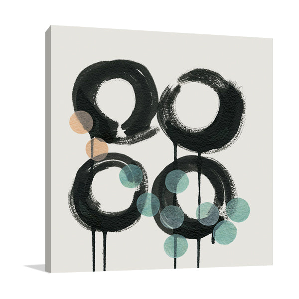 Zen Circles C Wall Art Print