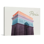 Colorful Paris Wall Art Print
