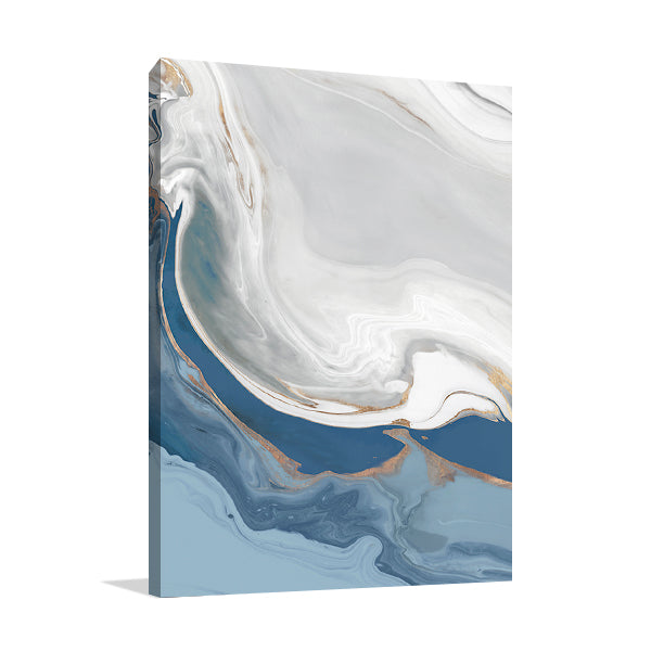 Blue Velour I Wall Art Print