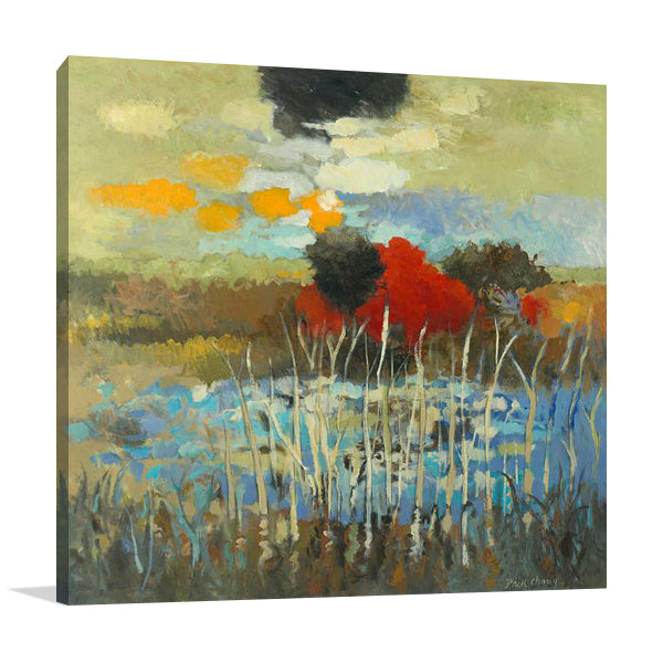 Zypher Hills Spring Wall Art Print