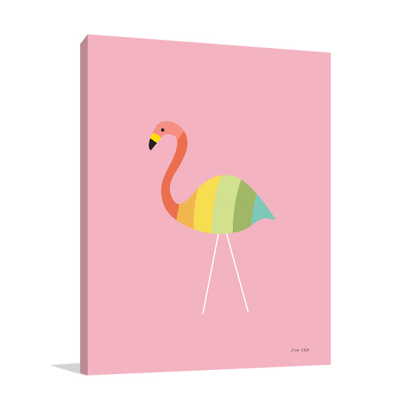 Flamingo Colors Wall Art Print