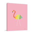 Flamingo Colors Wall Art Print
