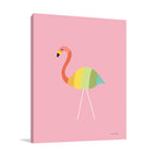 Flamingo Colors Wall Art Print