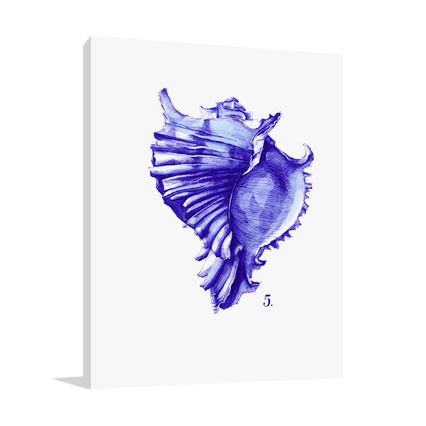 Sea Life in Pen V Wall Art Print