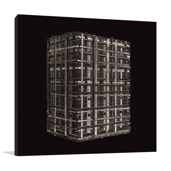 Black White I Wall Art Print