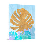 Goldnes Sommerblau II Wall Art Print