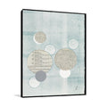 Light Blue Word Bubble Wall Art Print