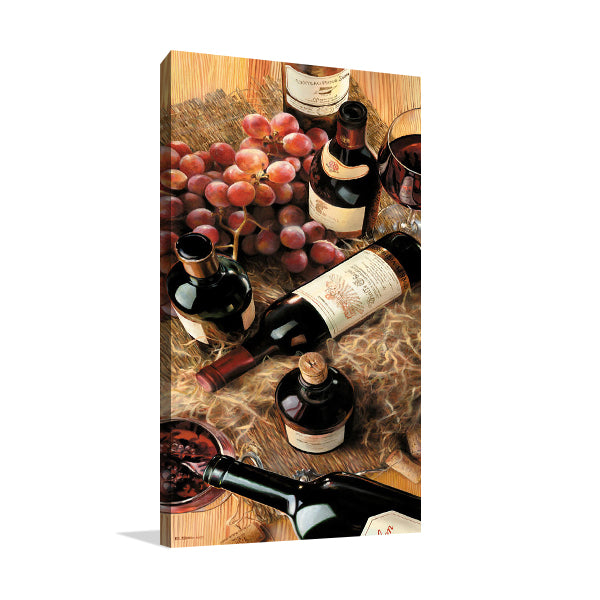 Wine Collection III Wall Art Print