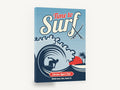 Time to Surf Waikiki, retro hawaii surf club poster, stretched canvas wall art print ready to hang