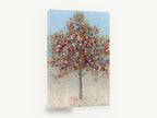 Confetti Autumn Tree, autumn tree abstract painting style, landscape canvas wall art print ready to hang