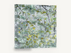 Beech Leaf Canopy, soft green leaves canopy photograph, landscape canvas wall art print ready to hang