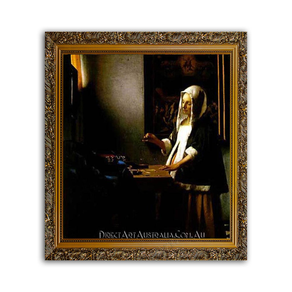 Jan Vermeer | Woman Holding a Balance