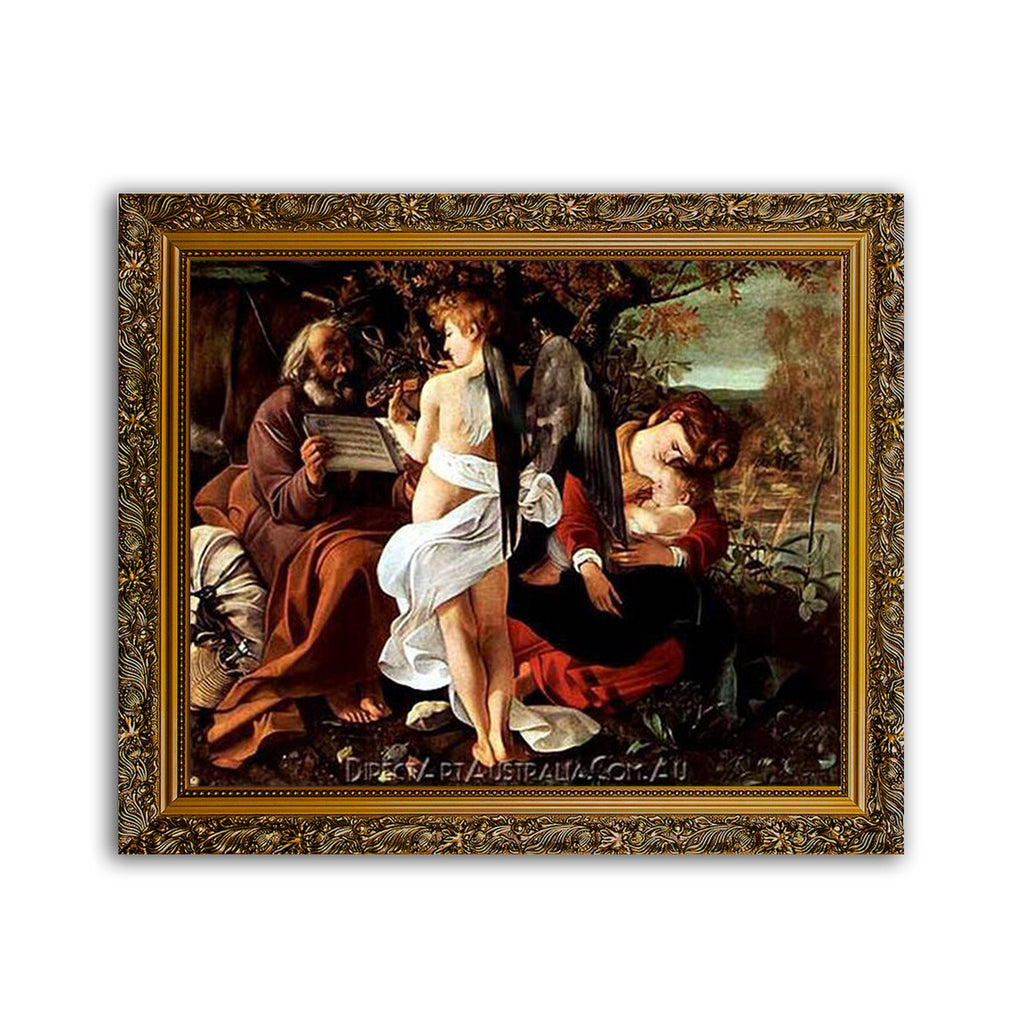Caravaggio | Rest on the Flight into Egypt